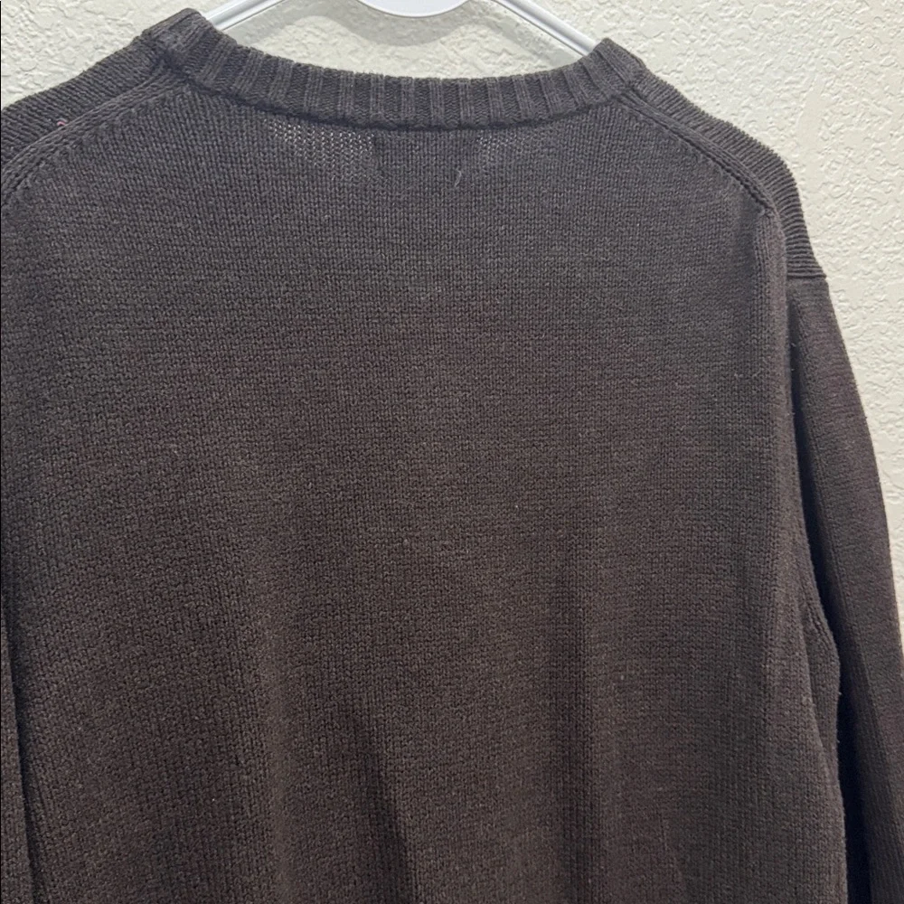 Croft & Barrow Men’s Knit Sweater Brown, Size M, Good Condition